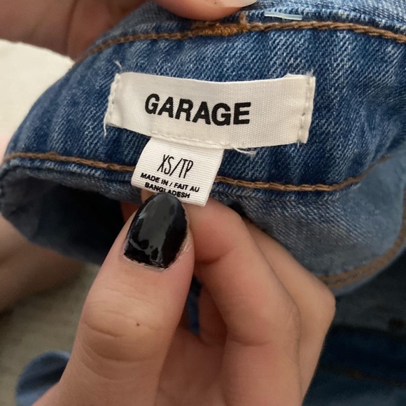 denim overall shorts - Picture 4 of 4